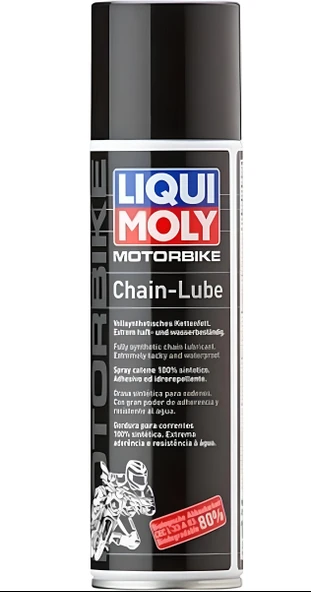 LIQUI MOLY Chain Lube Tam Sentetik Zincir Yağlama Spreyi 250 ML (1508)