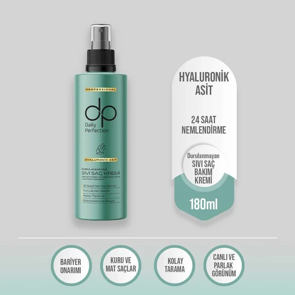 Dp Sıvı Saç Kremi Hyaluronik Asit Nemlendirici 180 Ml