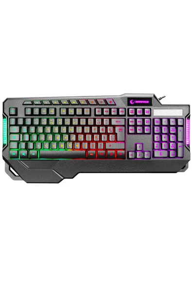 Rampage Kb-r46 Carısma Usb Rainbow Aydınlatmalı Q Gaming Oyuncu Klavye KB-R46