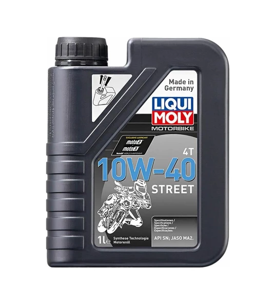 Liqui Moly 10W-40 4t Street Motosiklet Motor Yağı 1 L