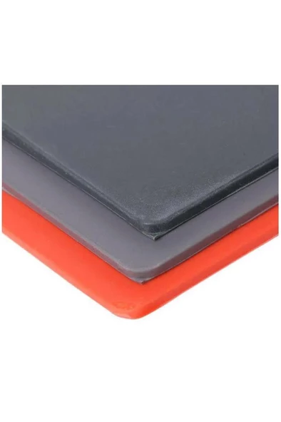 Mühürcüm Kırmızı Renk Lateks Kauçuk Kokusuz Kuru Kaşe Mühür Mürekkep Pedi A4 Ebat 2,3mm - 3