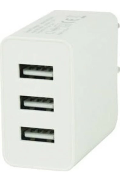 İberry Voltplug 15.5W 3.1Mah 3 Usb Hızlı Şarj Cihazı +Type C Kablo - 2