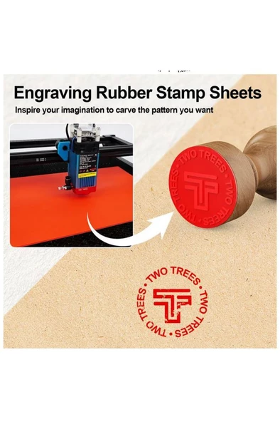 Mühürcüm Koyu Gri Renk Lateks Kauçuk Kokusuz Kuru Kaşe Mühür Mürekkep Pedi A4 Ebat 2,3mm - 8