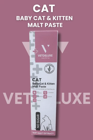 Vetdeluxe Anti Hairball Adult Cat Malte Paste Tüy Yumağı Önleyici Yetişkin Kedi Malt Macunu 100 Gr