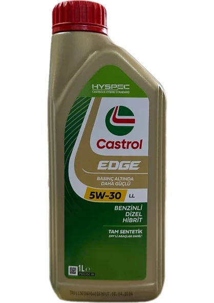 Castrol Edge 5W-30 LL 1 lt Motor Yağı