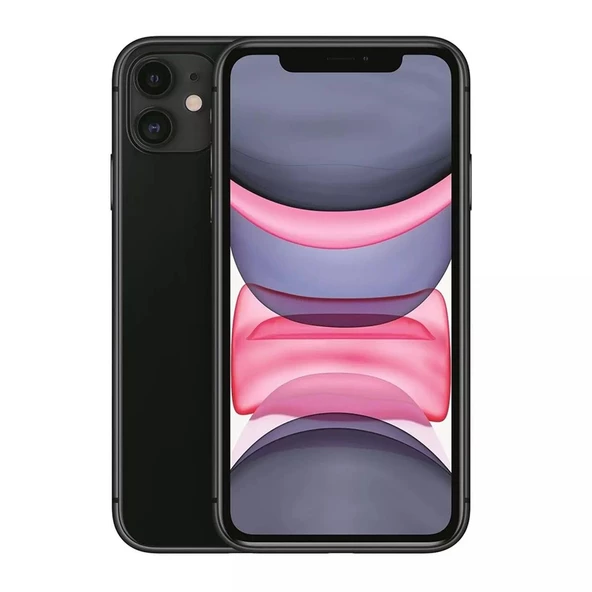 iPhone 11 64 GB Black Yenilenmiş B Kalite (12 Ay Garantili)