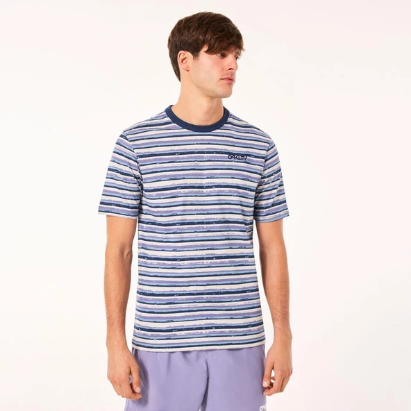 Oakley BLURRRED STRIPES Erkek Tişört  OAK.FOA405507-OAK.9ZG-S1 - Resim 3