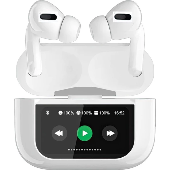 Dokunmatik IPS Ekranlı Ultra Kaliteli Air Pro2 Anc/enc Özellikli  Kulaklık (2024 Yeni Model) - 2