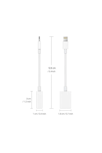 Subzero AD44 TAK ÇALIŞTIR Apple iPhone Otg Kablo Adaptör Iphone/ipad Lightning To USB Çevirici Lightning Otg - 3