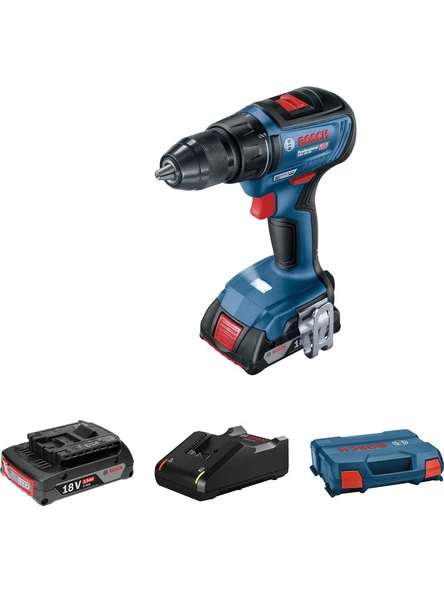 Bosch GSR 18V-90 C 2 X 2 Ah Akülü Vidalama