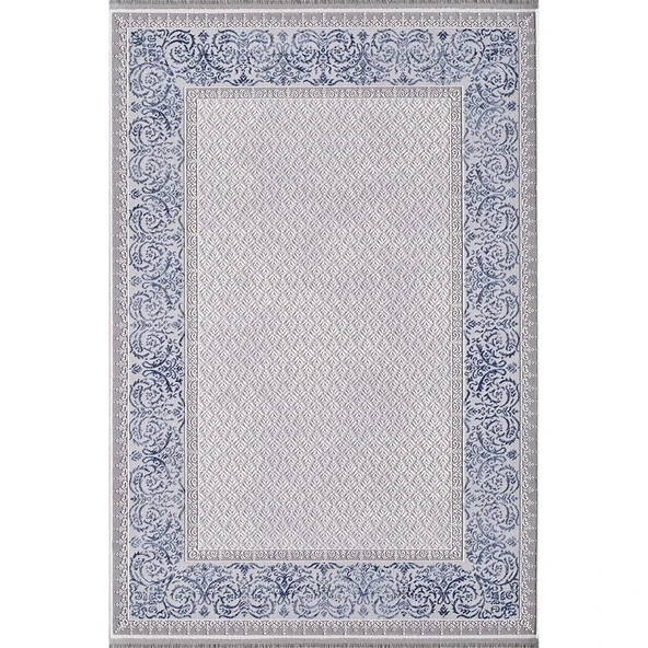 ARTEMİS DİOR 09145A GRİ LACİVERT HALI 160X230 - 1