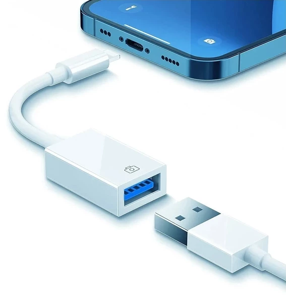 Subzero AD44 TAK ÇALIŞTIR Apple iPhone Otg Kablo Adaptör Iphone/ipad Lightning To USB Çevirici Lightning Otg - 5
