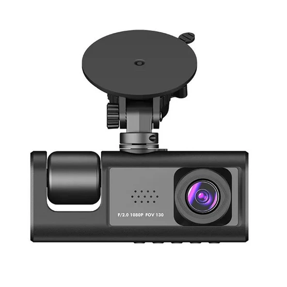 Hakopro Black Box 1080P Ön-Arka 3 Kameralı 2.0”HD Ekran ve G Sensörlü Akıllı Araç Kamerası - 3