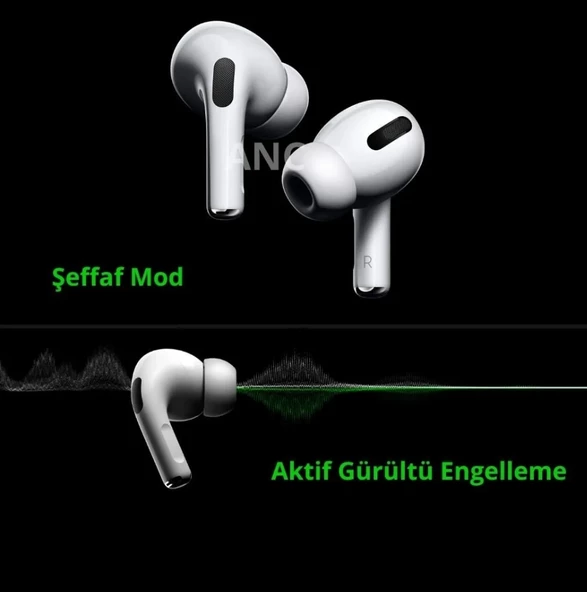 QASUL ANC Gürültü Engelleme Bluetooth Kablosuz Şarj Destekli Dokunmatik Kulak İçi Kulaklık - 5