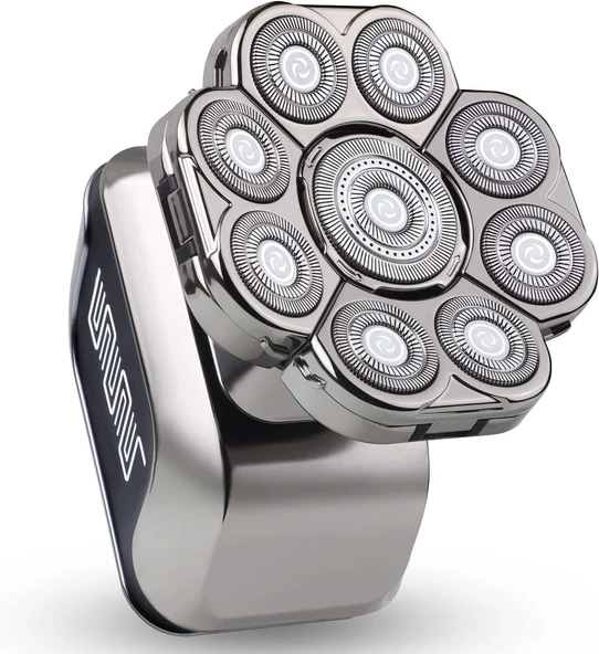 Telfun 9D Kel Erkekler İçin Baş Tıraş Makinesi, Sıkışma Önleyici