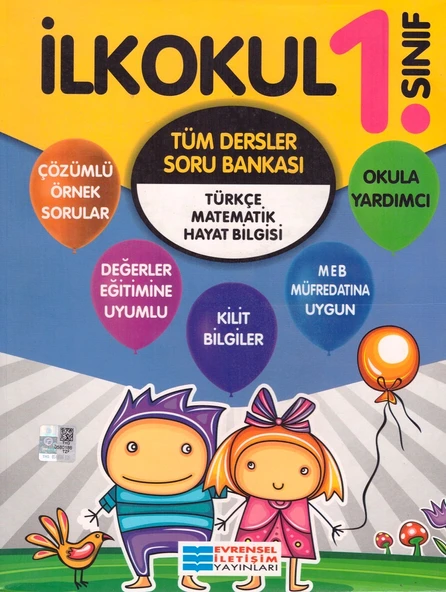 EVRENSEL 1.SINIF TÜM DERSLER SORU BANKASI ürün görseli