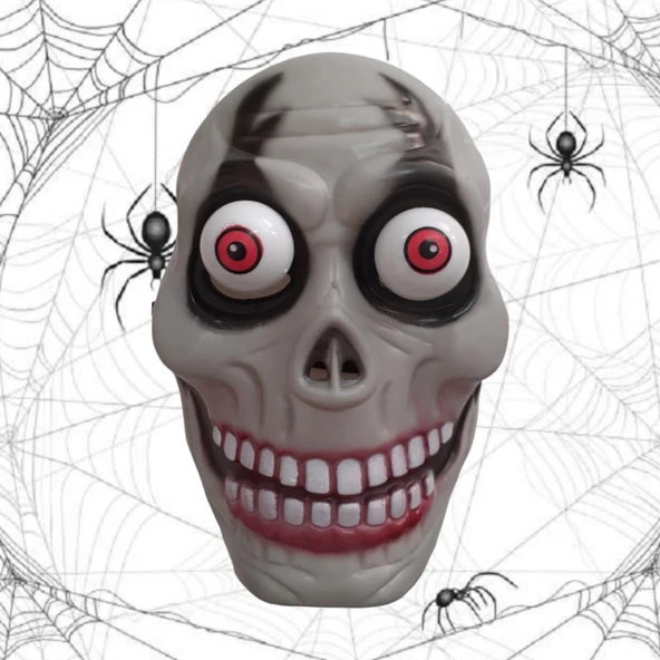 Cadılar Bayramı Maske Kurukafa Patlak Göz ürün görseli