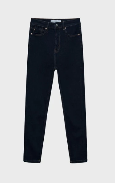 Stradivarius 1450 Super high-waist skinny jean / 34 Beden