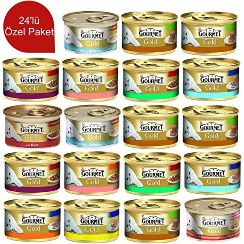 Gourmet Gold 24 Ad Mix Yaş Mama