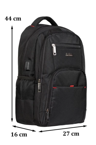 Laptop Sırt Çantası 15.6 İnç Tablet USB Bölmeli 8683255013289 - 3