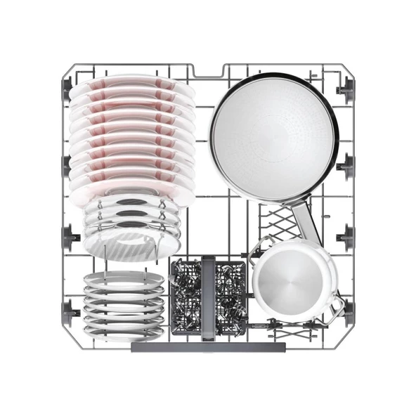 Hoover HS 6C4F0TS-17 8 Programlı Ankastre Bulaşık Makinesi - 4