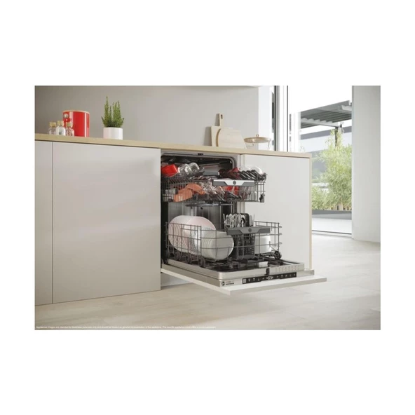 Hoover HS 6C4F0TS-17 8 Programlı Ankastre Bulaşık Makinesi - 2