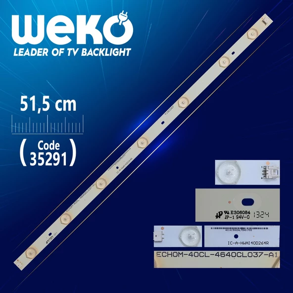 IC-A-HWAI40D264R - ECHOM-40CL-464OCLO37-A1 7 LEDLİ  51.5 CM - (WK-478)