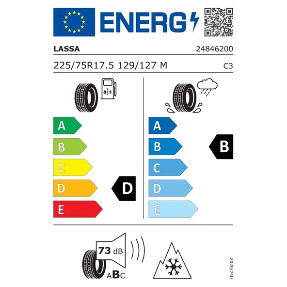 Lassa Maxiways 100S 225/75 R17.5 129/127M 12PR Yaz Lastiği - 2024 - 16