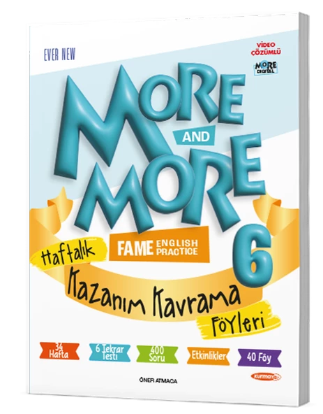 More&More 6. Sınıf Haftalık Kazanım Kavrama Föyleri (40 föy)