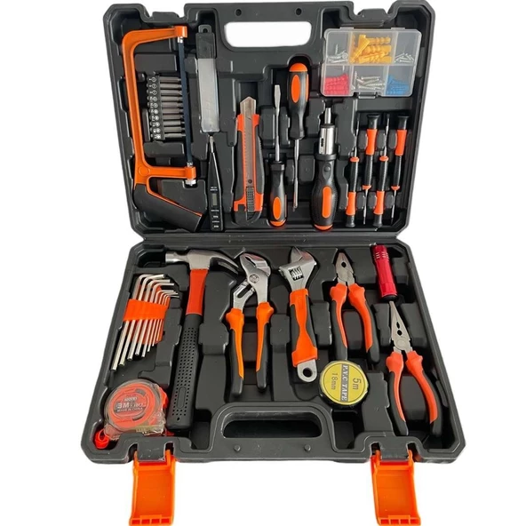 105 Parça Özel Alaşım Çelik Profesyonel Alet Takım Seti PHEA193 Kırmızı ürün görseli