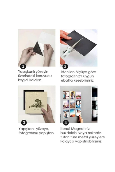 Contacall Yapışkanlı Tabaka Mıknatıs Levha Magnet 0,8 mm Kalınlık 61x101 cm - 5