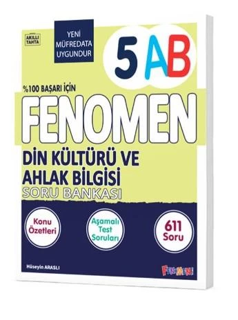 Fenomen 5. Sınıf Din Kültürü Ahlak Bilgisi (AB) Soru Bankası