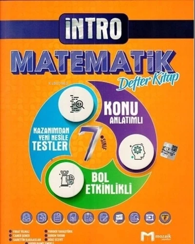 MOZAİK YAYINLARI 7.Sınıf Mozaik İntro Defter Matematik