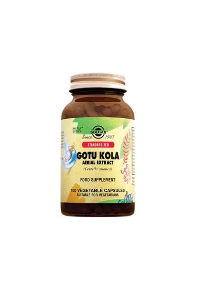 Solgar Gotu Kola 100 Kapsül
