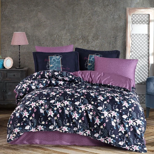 Hobby Adelita Çift Kişilik 300TC Tencel Saten Nevresim Takımı ürün görseli