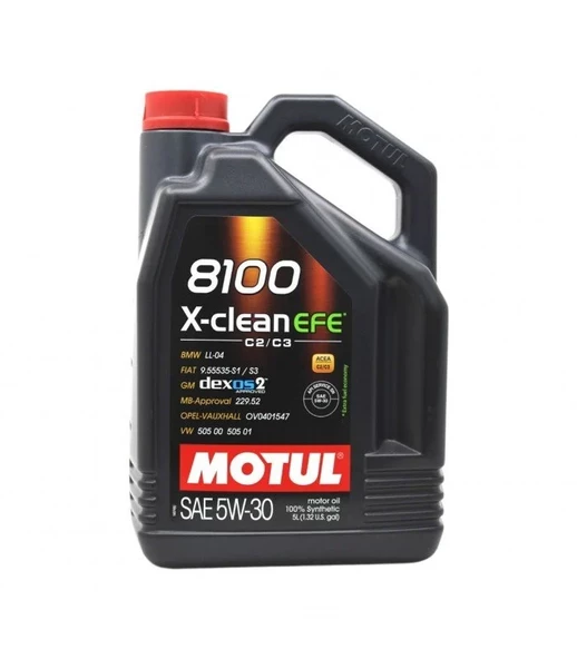 Motul 8100 X-Clean EFE 5W-30 5 lt Motor Yağı - 2023