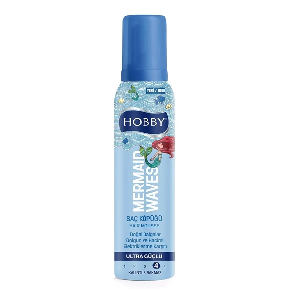 Hobby Saç Köpüğü Mermaid Waves 150 Ml