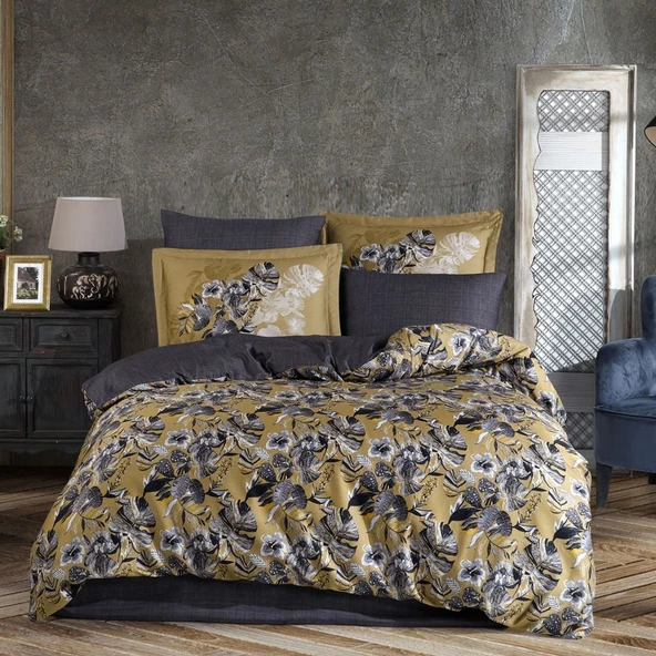 Hobby Natali Çift Kişilik 300TC Tencel Saten Nevresim Takımı ürün görseli