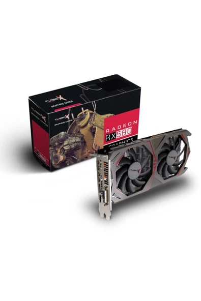 Turbox Antares Volga Rx580 Amd Gddr5 256Bit Dvi.hdmi.display Çift Fan 8Gb Gaming Ekran Kartı