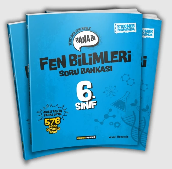 Maraton Yayıncılık 6. Sınıf Bana Bi Fen Bilimleri Soru Bankası