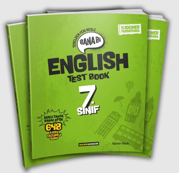 Maraton Yayıncılık 7.Sınıf Bana Bi Englısh Test Book