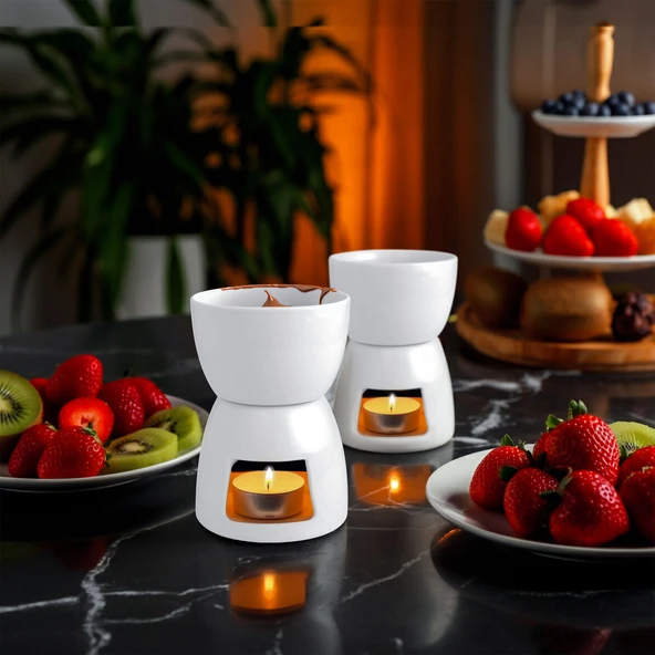 GÜRAL PORSELEN Güral 2li Fondü ürün görseli 1