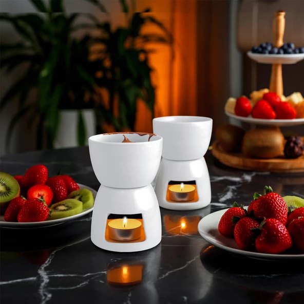 GÜRAL PORSELEN Güral 2li Fondü ürün görseli 1