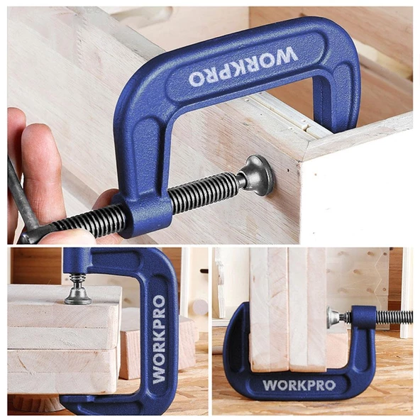 WORKPRO WP232019 100mm G Tipi İşkence - Resim 5