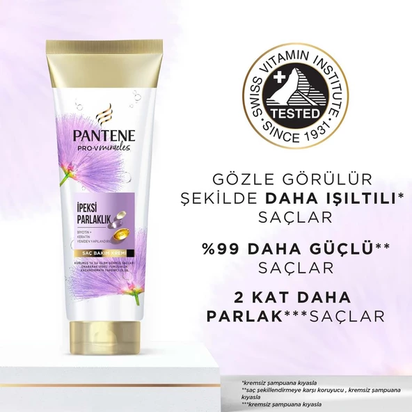 Pantene PRO-V MIRACLES İpeksi Parlaklık Saç Bakım Kremi İşlem Görmüş Saçlar için 275ML - 5