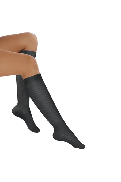 AVİCENUM CCL1 PHLEBO 310 SUPPORT TRAVEL COTTON AD KAPALI DİZ ALTI ÇORABI, 39-41 NUMARA