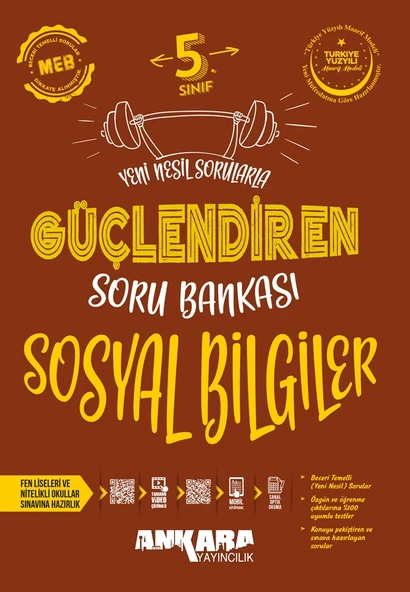 5.SINIF SOSYAL BİLGİLER GÜÇLENDİREN SORU BANKASI  ANKARA YAYIN