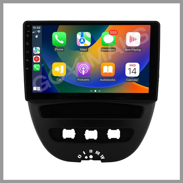 PEUGEOT 107 2007-2013 UYUMLU 6 GB RAM 128GB HAFIZA ANDROID MULTIMEDIA ürün görseli 1