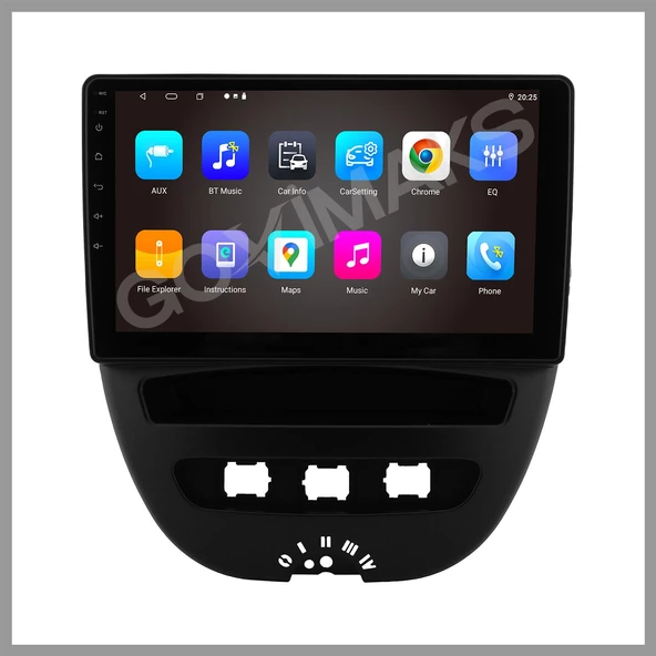 PEUGEOT 107 2007-2013 UYUMLU 6 GB RAM 128GB HAFIZA ANDROID MULTIMEDIA - Resim 9