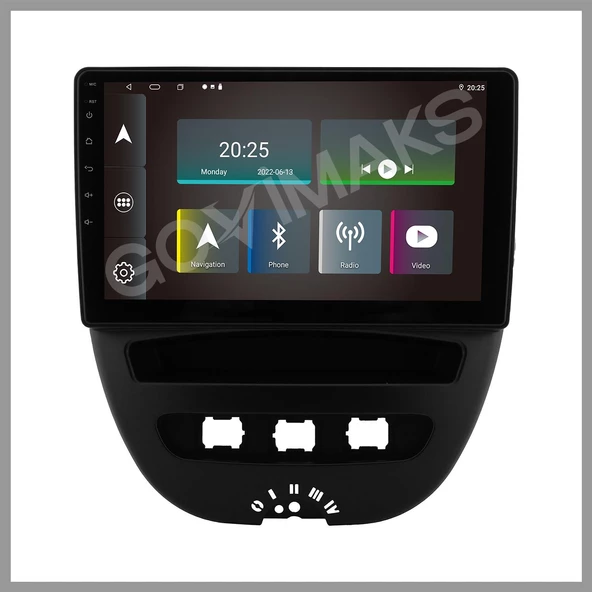 GOVİMAKS PEUGEOT 107 2007-2013 2 GB RAM 32 GB HAFIZA ANDROID MULTIMEDIA - 6